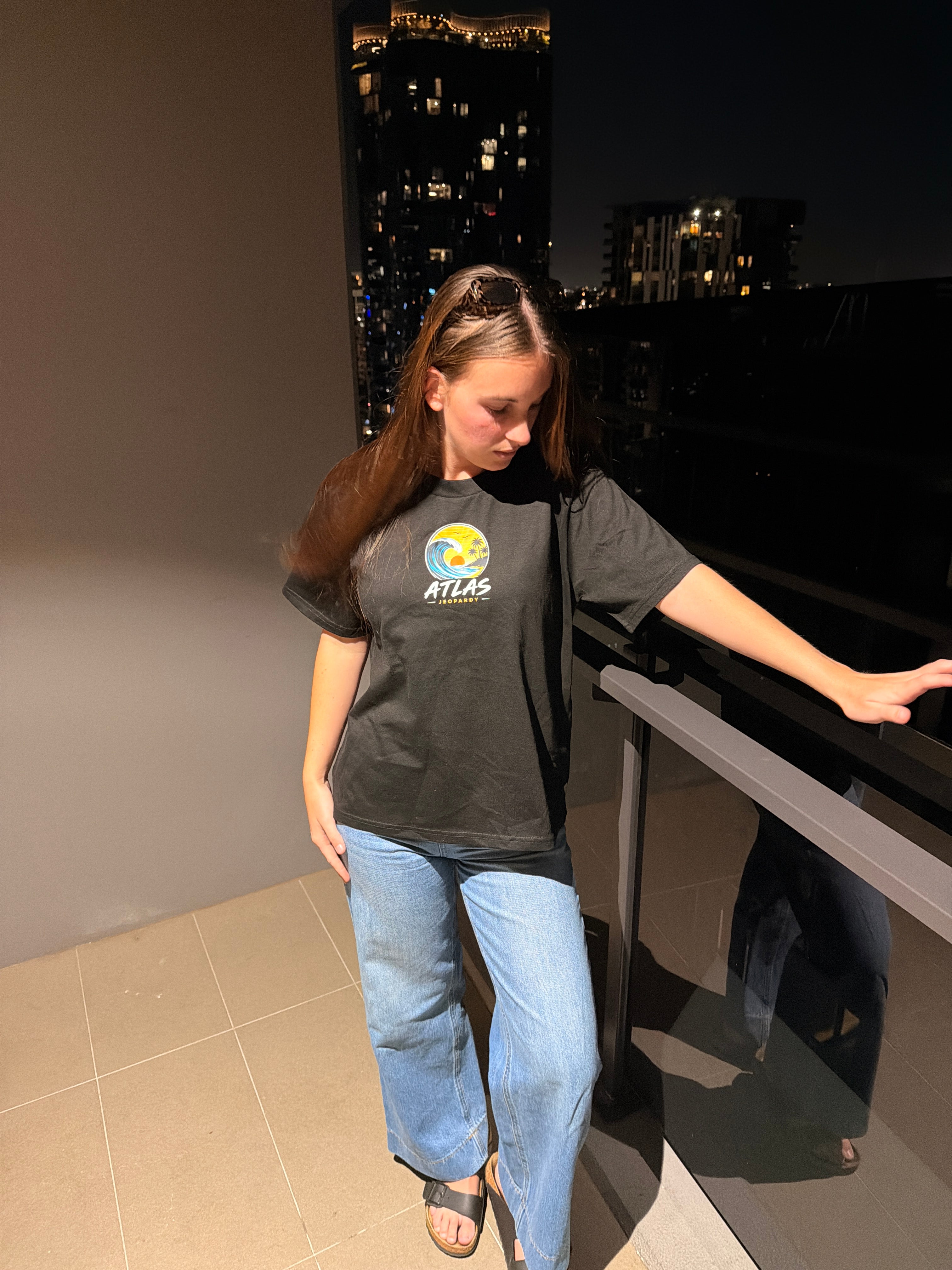 Jeopardy Sunset - Women’s Contour Tee